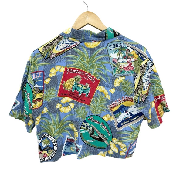 REYN SPOONER Vintage Top Pants Set Hawaii Pineapple Graphic Print - Picture 3 of 9